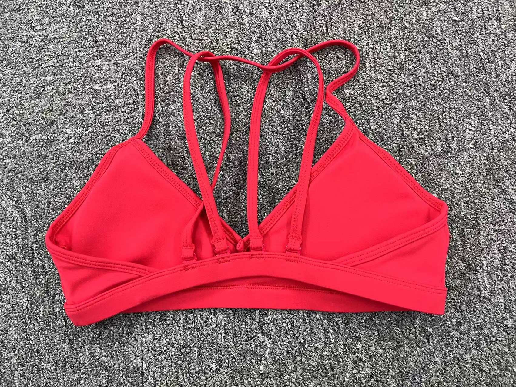 59g Weight Sleeveless Sleeve Length Nylon Fabric Type Short Top Length Halter Crisscross Tank Tops Type Gym, Yoga Occasion Halter Neck Neckline Solid Color Pattern Sports Style Sports Solid Color Nylon Halter Neck Active Tops Halter Crisscross Tank 24