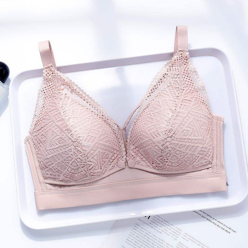 哺乳文胸聚拢防下垂产后喂奶前开扣孕妇内衣女款胸罩母乳bra|undefined