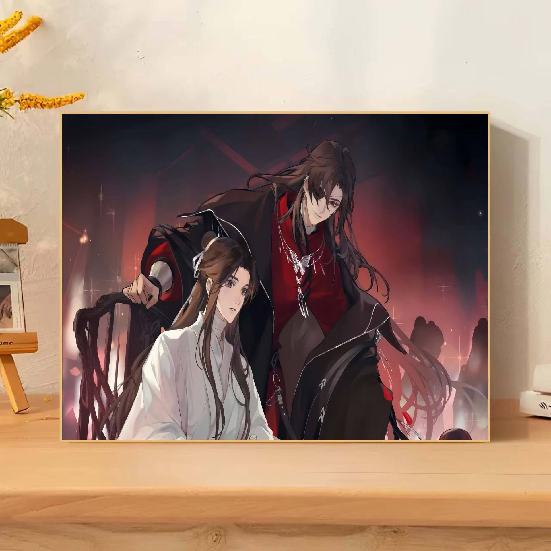 Personaje de yuanes animado bidimensional DIY pintura al óleo digital descomprimida a mano nicho pintura de relleno de color