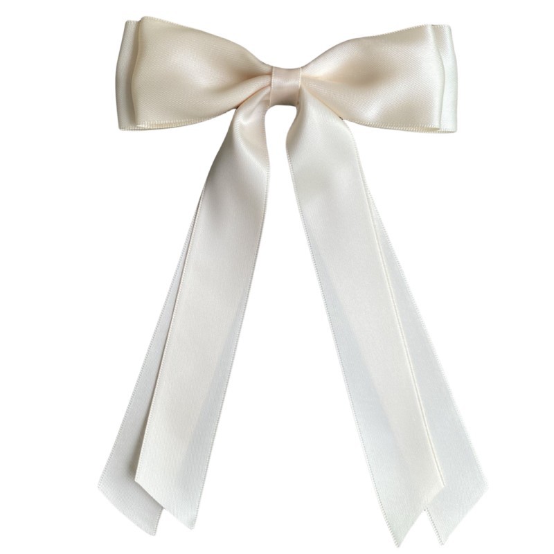 Mixed materials Material Kid'S Simple Style Bow Knot Mixed Materials Handmade Hair Clip