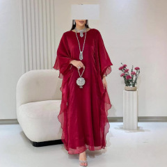 ドバイのカーディガンの長い服のワンピースのロングスカートの中東の婦人服は国境を越えてゆったりしています。
