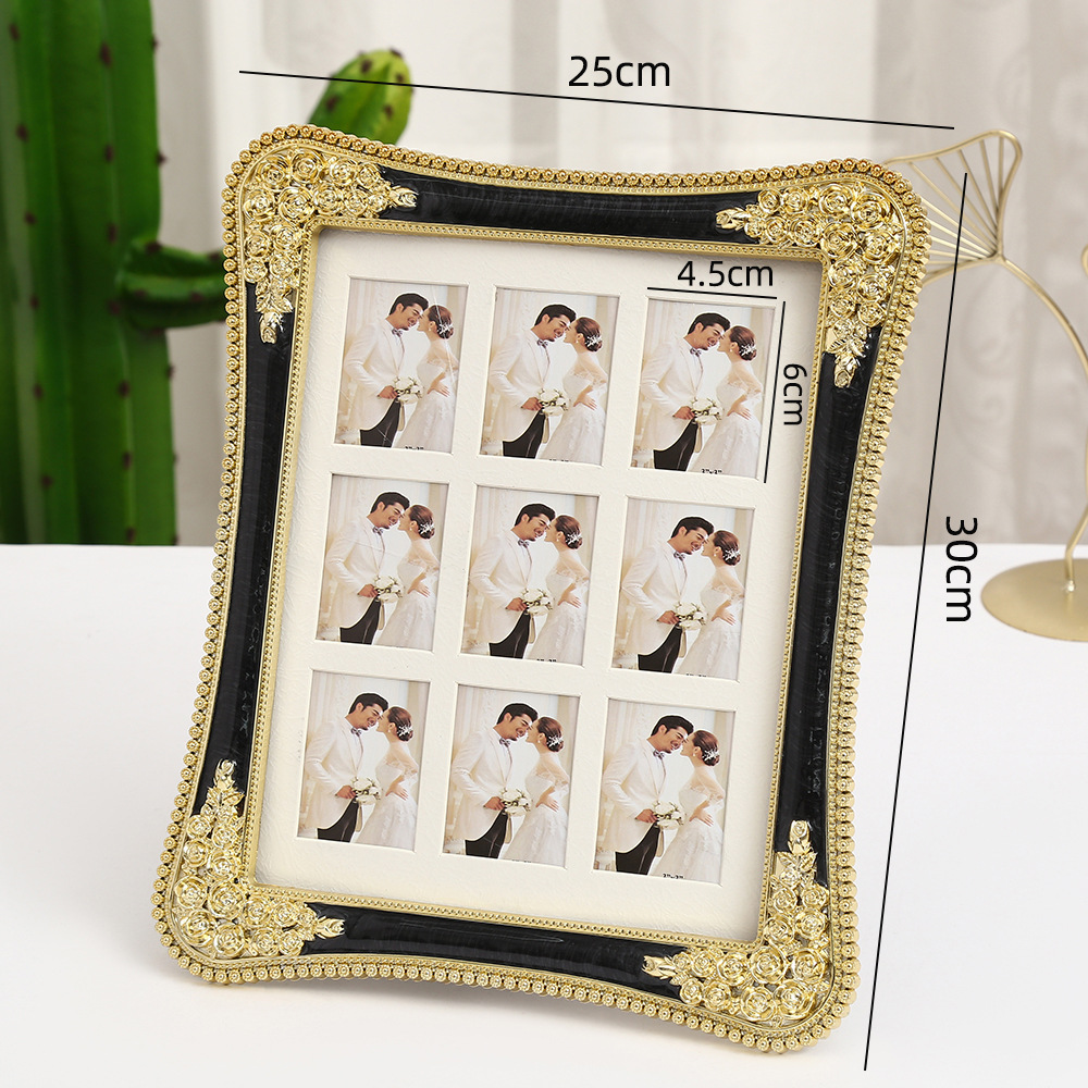 골드 블랙 9 그리드