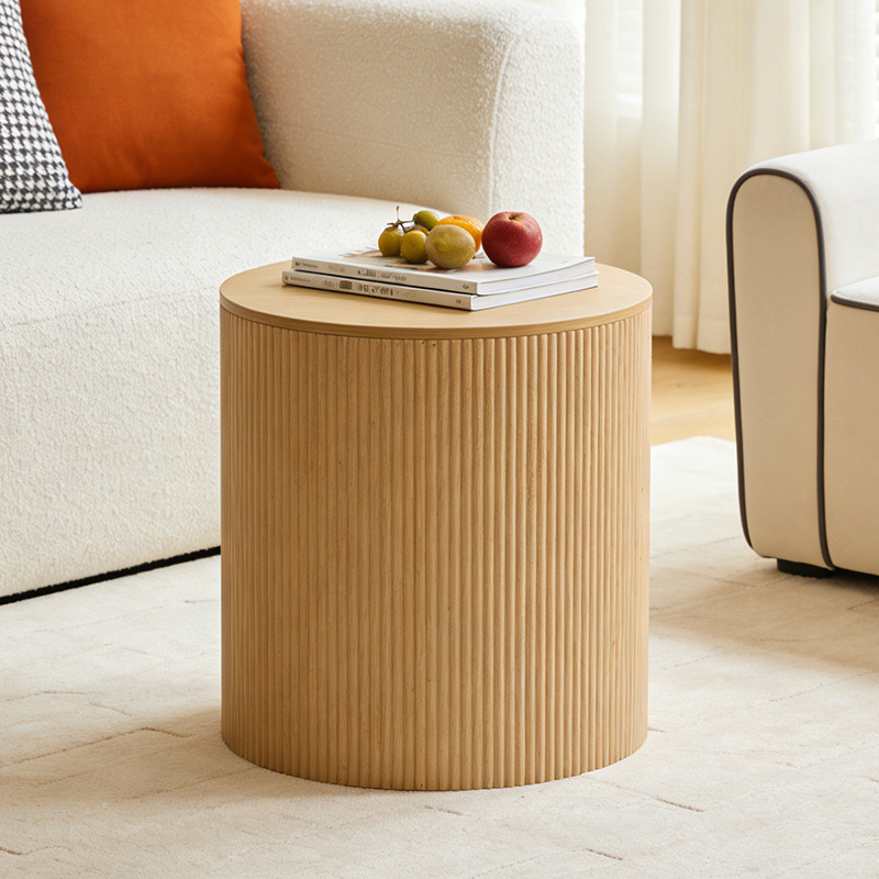 Diseño arqueado sensación de modelado minimalista estilo de madera sólida estaca de madera creativa de la sala de estar ventana de comedor atmósfera sensación de muelle