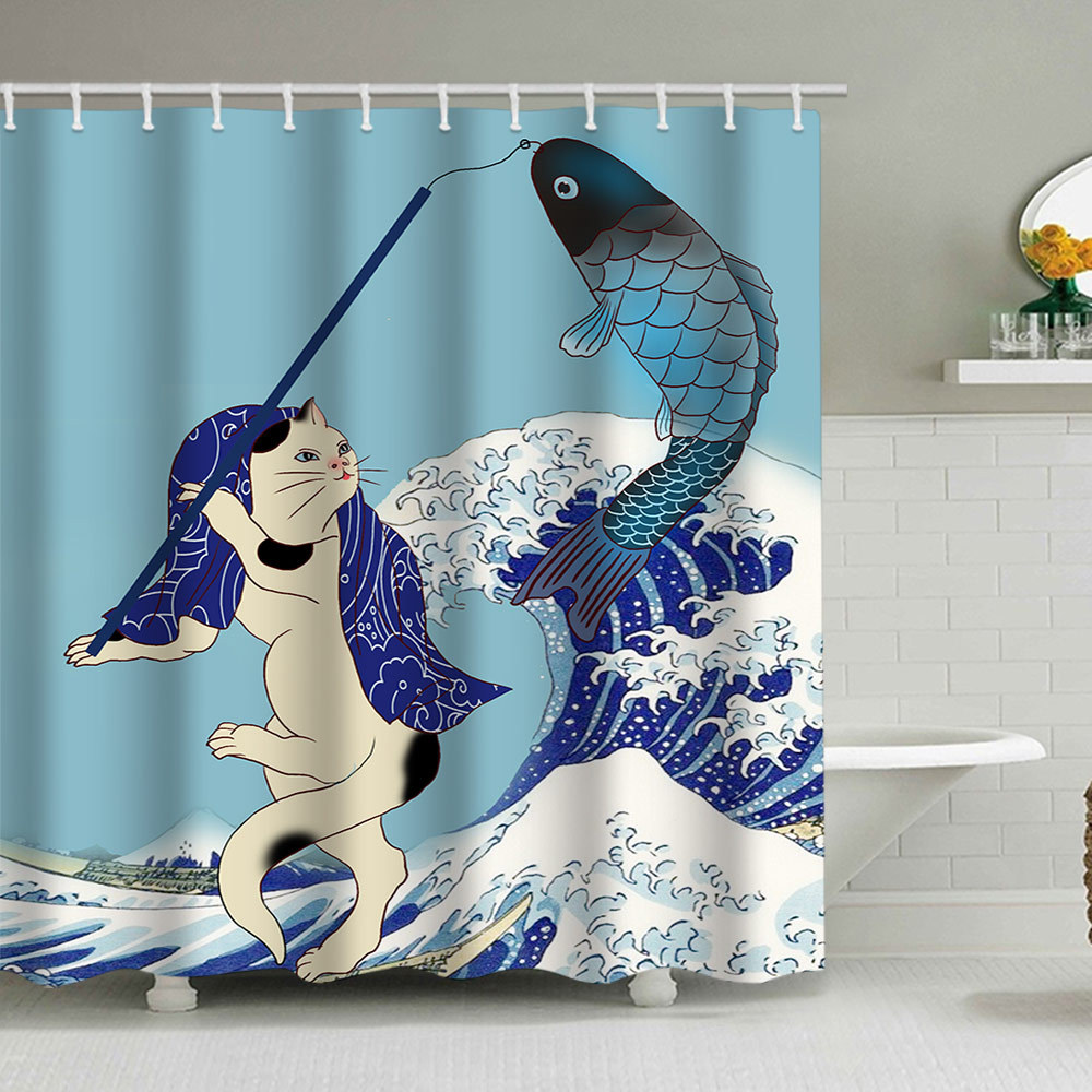 새끼 고양이 낚시