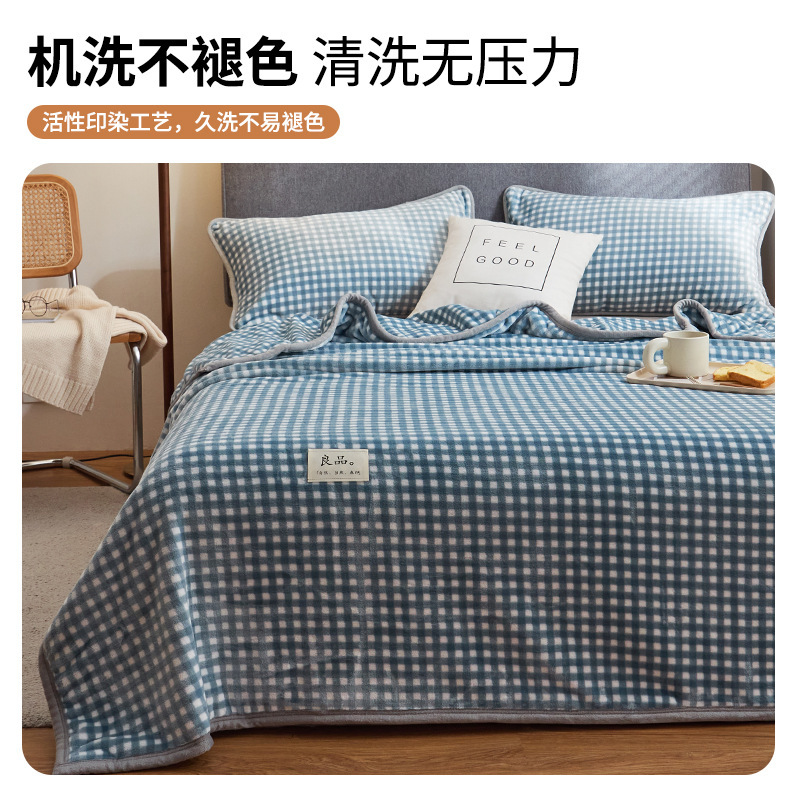 Sin estampa explosión de coral flange mantas de peluche de oficina siesta mantas de cama de peluche de leche dormitorio individual mantas pequeñas