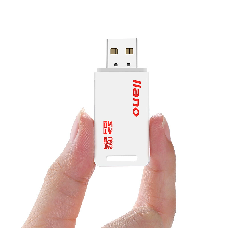Льянно Зеленый Гигант TF/Микро SD двухвекторный USB высокоскоростной картридер