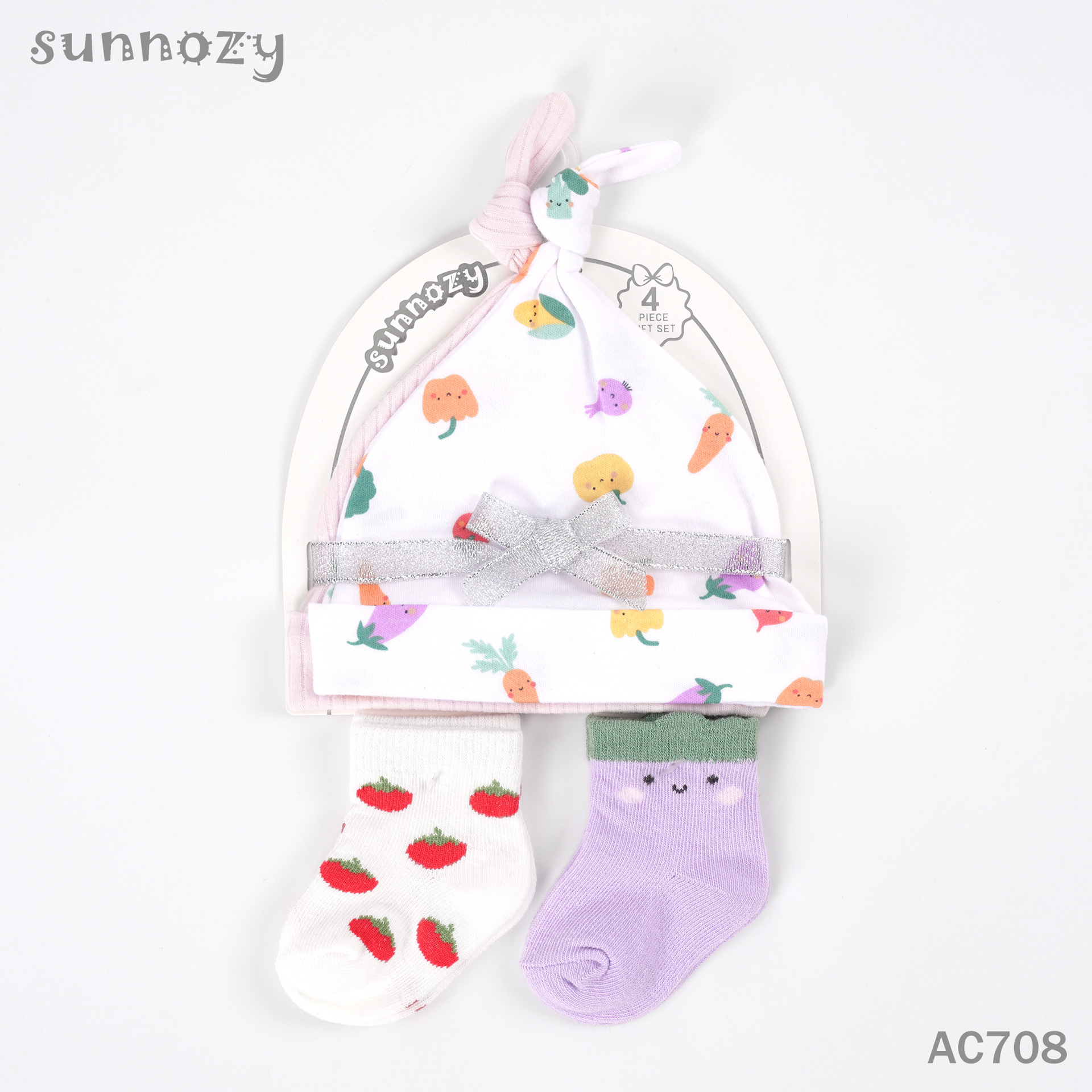 Sombreros para bebés, calcetines de 4 piezas, cuatro temporadas, bonitos bebés, gorras para bebés, accesorios para recién nacidos al por mayor image 14