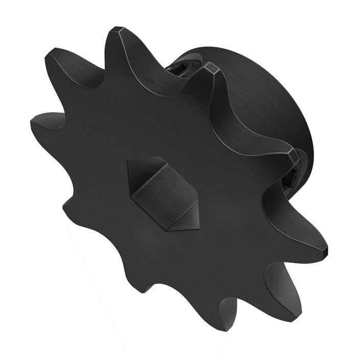 8mm间距钢链轮8六角孔/6D孔/14圆孔，10齿兼容goBILDA、TETRIX