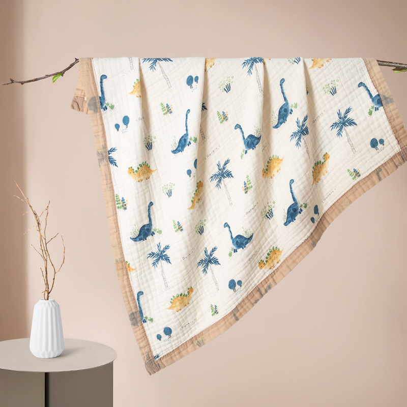 Six-layer wide edge-blue dinosaur