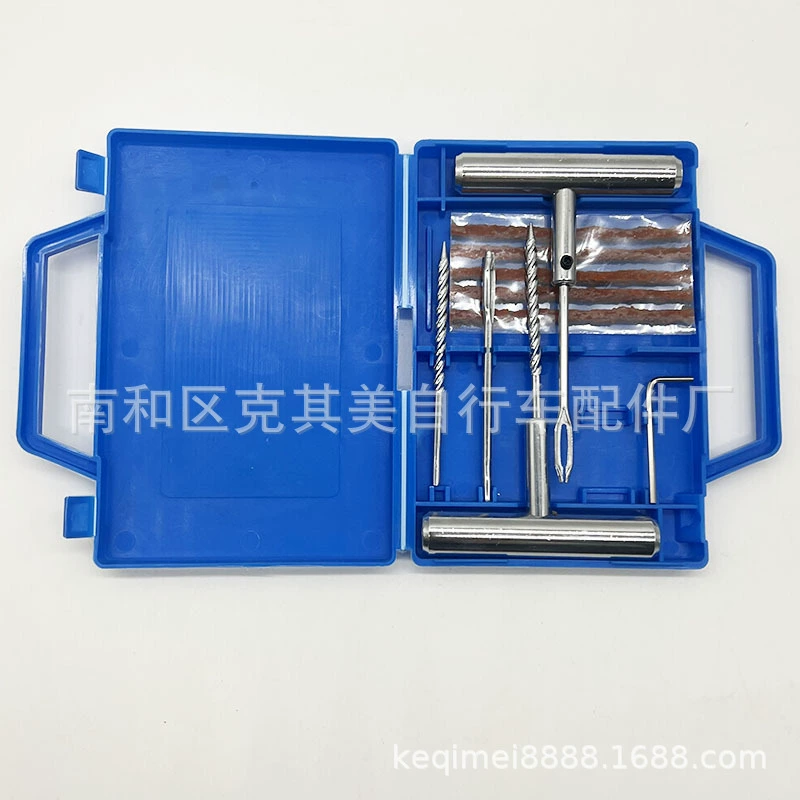 Мотоцикл вакуумный шин автомобильный инструмент для ремонта шин железная ручка ремонт шин игла ремонт шин штифт резиновая полоска все ремонт стальных шин