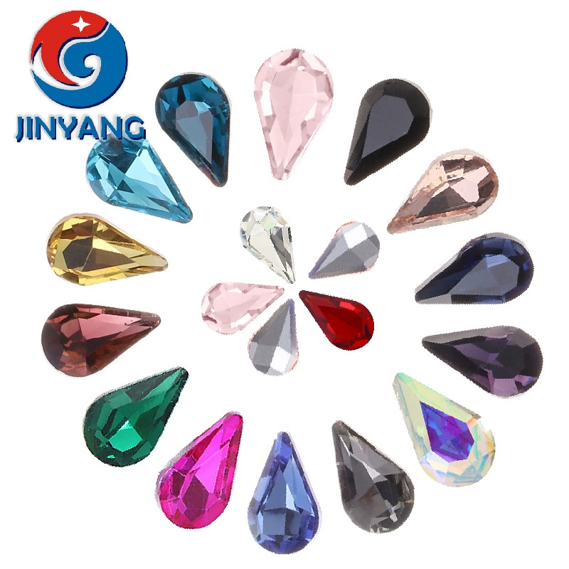 Посеребренные хрустальные стразы для сумок, дизайна ногтей, одежды, аксессуаров для волос и острых стразов в форме капли воды.