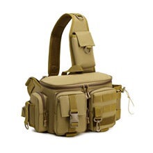 跨境户外路亚包多功能腰包鱼竿收纳包大容量垂钓背包挎包户外战术