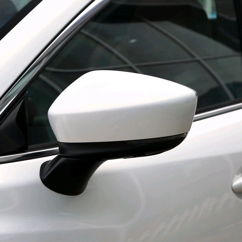 Suitable for 14-16-23 Mazda2Demio mirror cover bull horn rearview mirror stick turn signal mirror frame