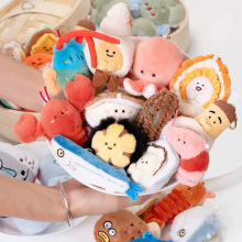 凯佩珑海鲜集市鲜上岸一起趣赶海好玩创意毛绒龙虾多宝鱼挂件礼物