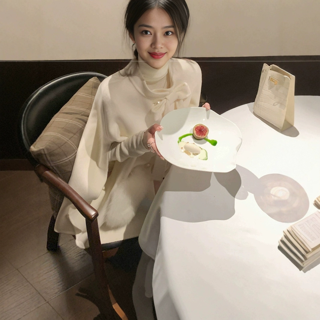 더러운 망토 진짜 여우 모피 포켓 100 울 양면 양모 코트
