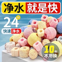 鱼缸过滤材料培菌滤材净化水质滤石水族箱高端细菌屋中空石英球