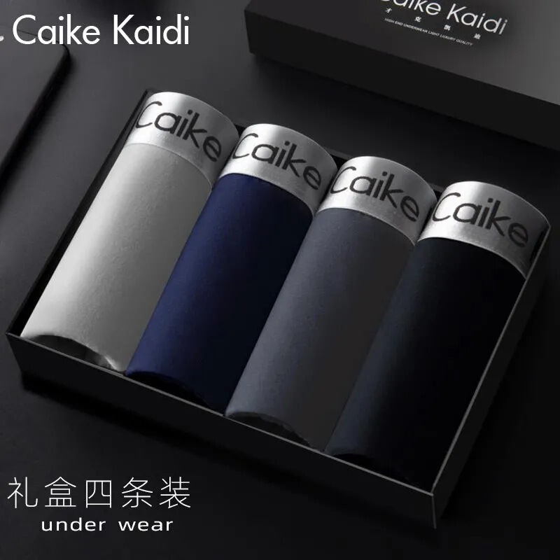 Men's Underwear Pure Cotton Comfortable Breathable Boxer Briefs Youth Loose Large Size Boxer Briefs Sports Pants Trendy