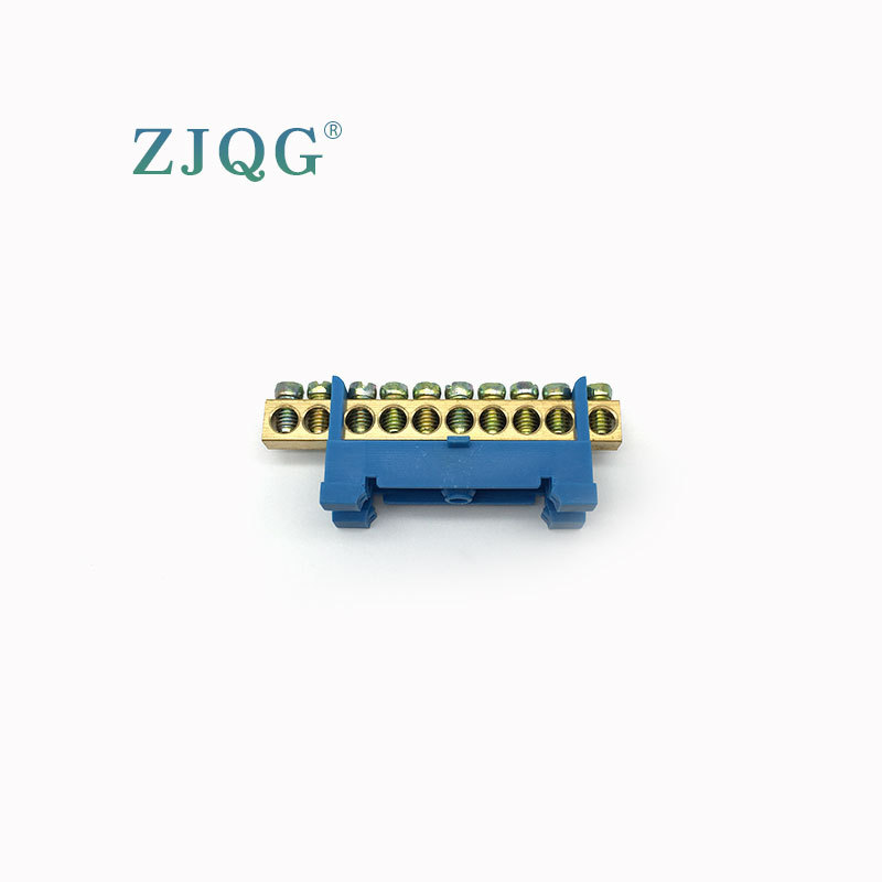 Now supplying export-type rail-type blue copper terminal blocks 6*9 copper parts XP0609F