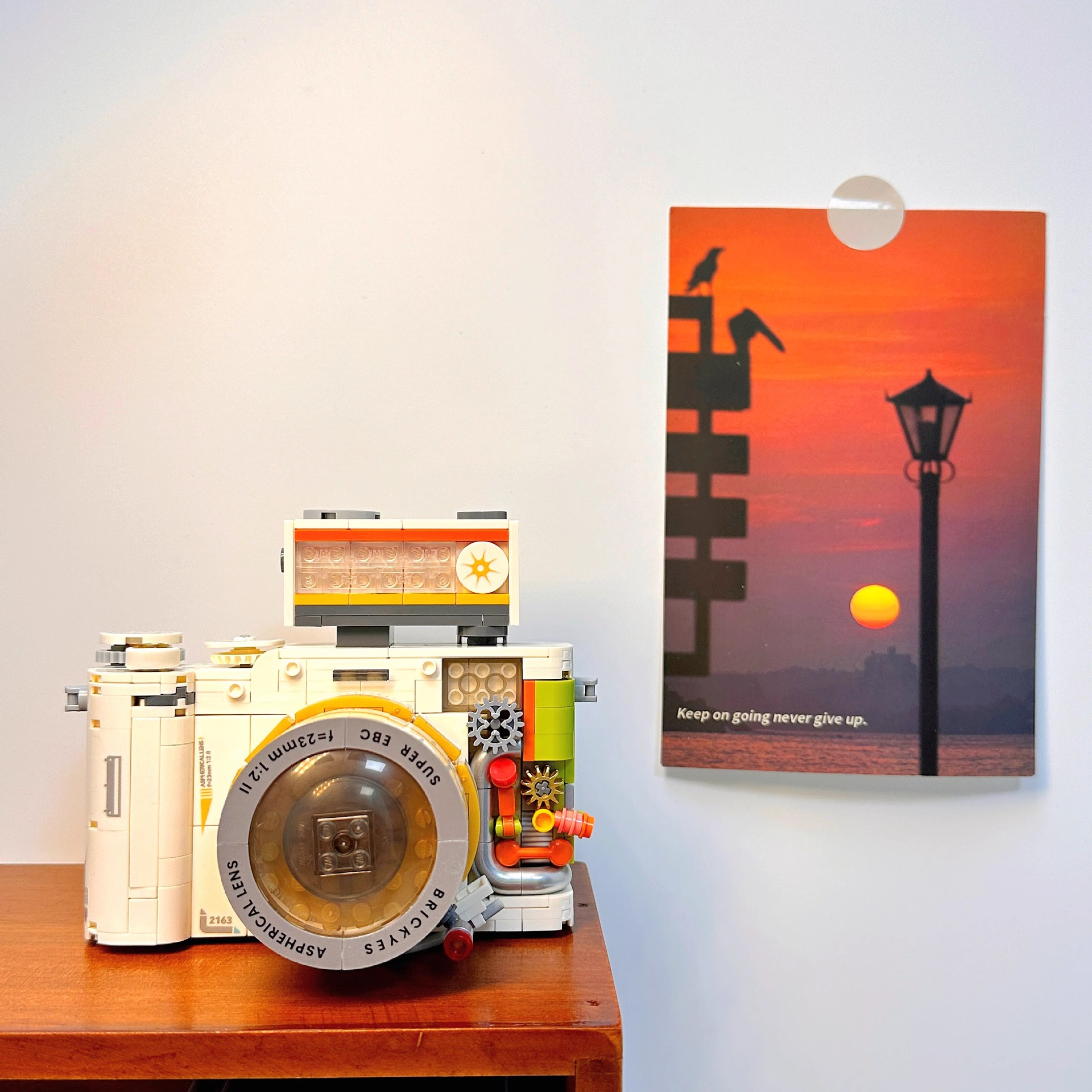 중국 건물 블록 카메라 조립 장식 성인 레트로 장난감 교육 소년 소녀 시리즈 휴일 선물