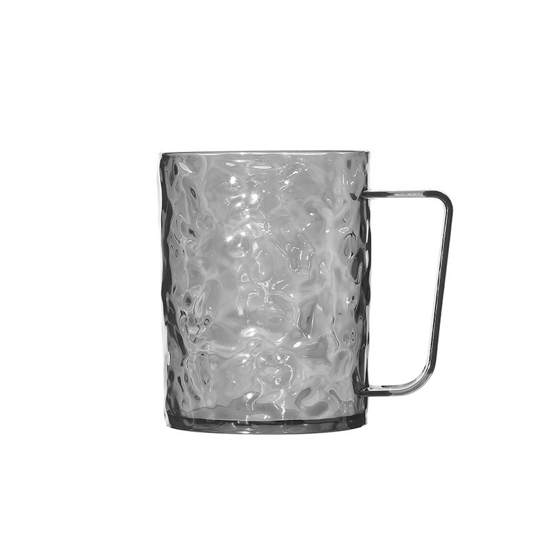Glaciar patrón enjuague bucal Copa Luz de lujo transparente cepillo de dientes taza hogar mujer cepillado taza de lavado Copa de dientes boca Copa titular de la taza del diente