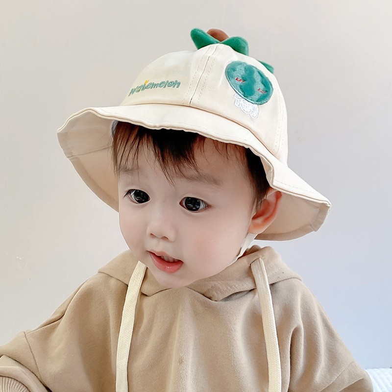 春秋宝宝帽子渔夫帽公主蝴蝶结婴幼儿可爱防晒女童遮阳帽宝宝盆帽|undefined