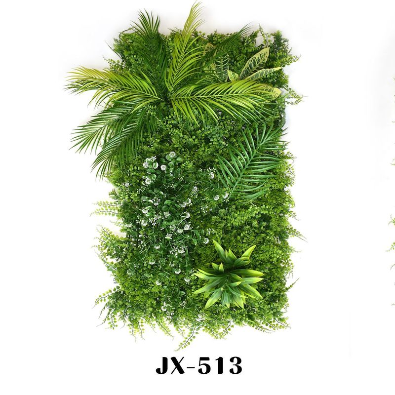 外贸跨境仿真植物墙米兰草坪门头室内装饰花墙人造草塑料仿真绿植|undefined