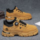 Men's Shoes 2024 Autumn New Low-top Slip-on Swivel Button Sports Casual Trendy Shoes Outdoor Waterproof Tooling Shoes