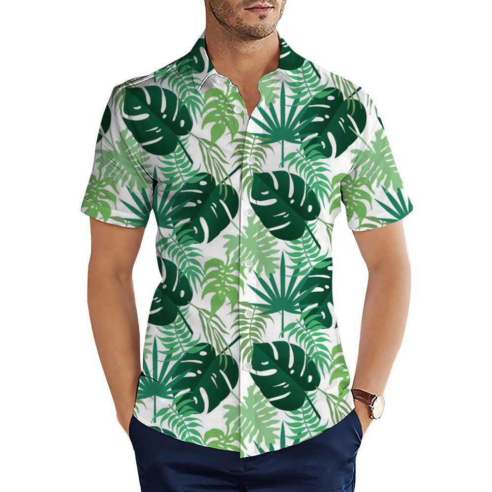Para figura DIY camisa de los hombres 3D impresión personalizada camisa hawaiana verano casual estación independiente Venta caliente camisa