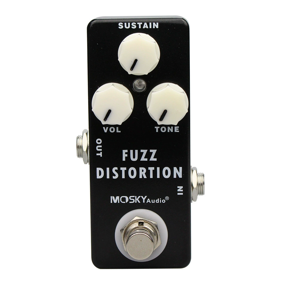 Mosky мини fuzz педаль для гитары электрогитара искажение Guz педаль эффект