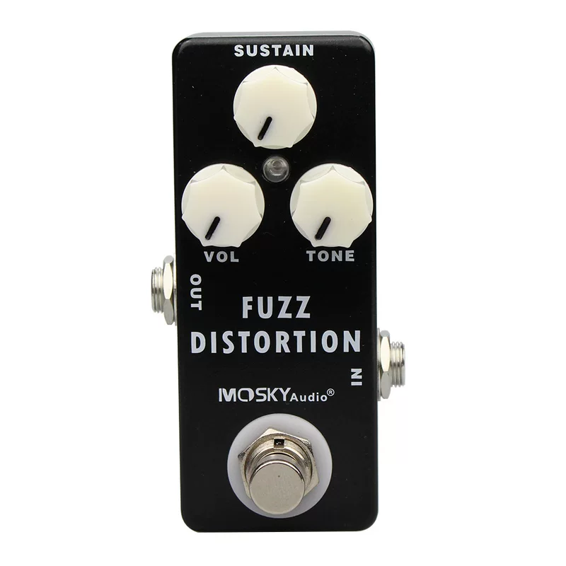 Mosky мини fuzz педаль для гитары электрогитара искажение Guz педаль эффект