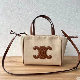 2025 New Arc de Triomphe Mini Tote Bag, Versatile Fashionable Retro Canvas Handbag, Single Shoulder Crossbody Bag for Women, Trendy