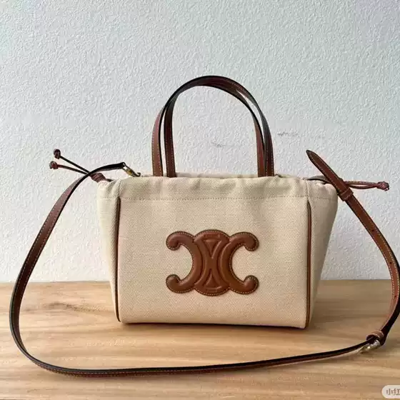 2025 New Triumphal Arch Mini Tote Bag Versatile Fashion Retro Canvas Handbag Shoulder Crossbody Women's Bag Trendy
