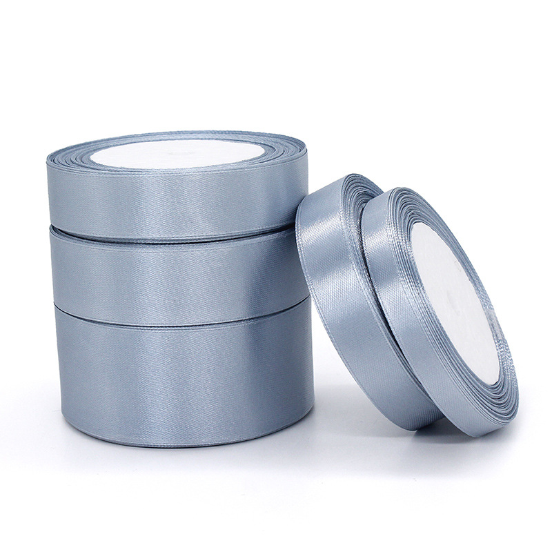 Fabricante personalizado hollín azul cinta flor regalo embalaje decorativo cinta cinta transfronteriza al por mayor
