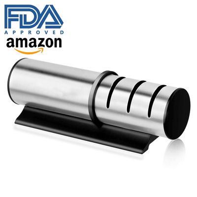 多功能磨刀器 家用磨刀石快速三段便攜式磨刀器廚房工具