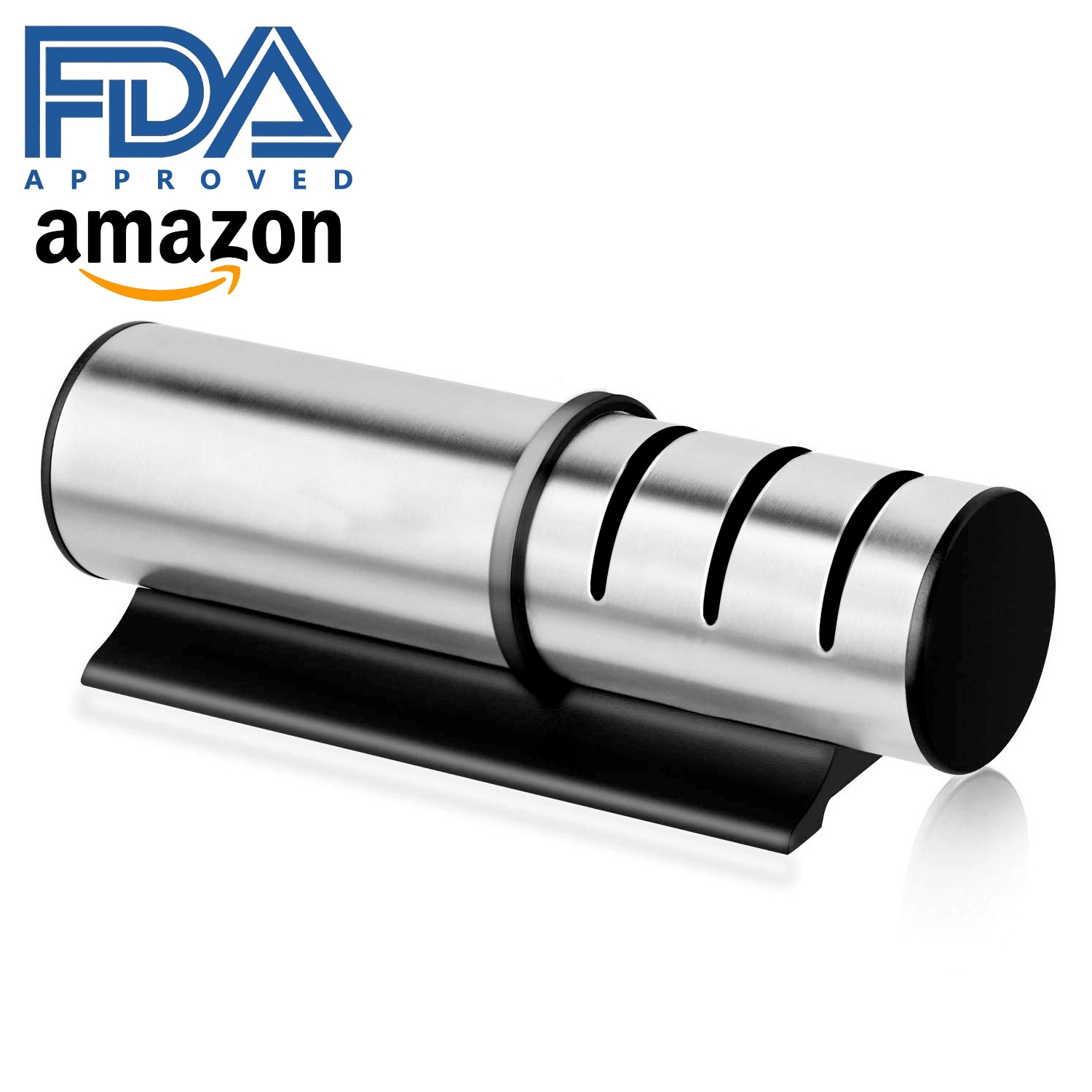 多功能磨刀器 家用磨刀石快速三段便攜式磨刀器廚房工具