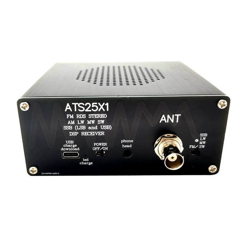 Радиоприёмник ATS25X1, 2,4" сенсорный экран, полный диапазон FM/LW/MW/SW/SSB, Si4732