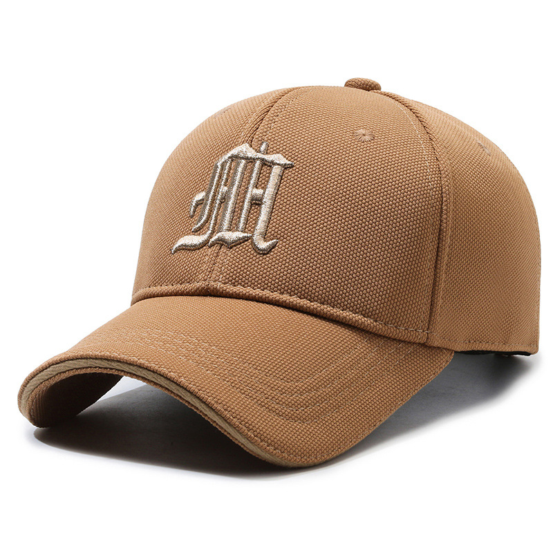 Cappello da baseball coreano da donna, moda primaverile e autunnale, per esterni, casual, con lettera ricamata in lingua d'anatra_voghion.com