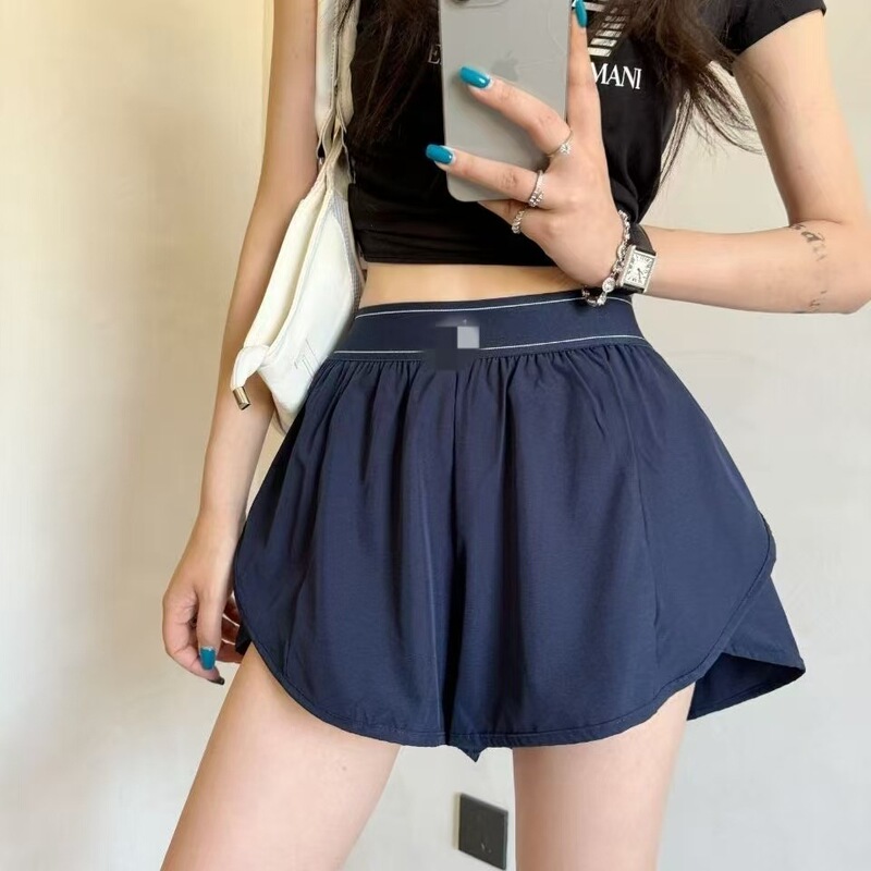 Cross-Border New Style Breathable Quick-Drying Sports Shorts for Women Casual Yoga Loose Running Fitness Pants