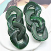 Long earrings, acrylic decorations, European style, wholesale