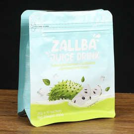 食品包装袋定制自立袋八边封坚果茶叶logo彩色印刷零食塑料袋子