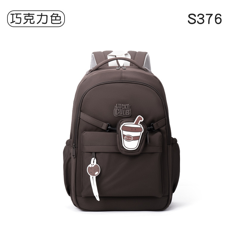 大容量中学生バックパック女性日本のかわいいキャンパススタイル高校生スクールバッグ多用途カジュアル無地バックパック|undefined