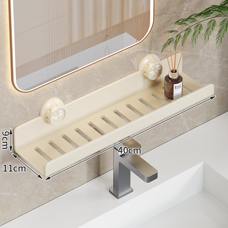 Estante Multifuncional de Almacenamiento para Baño, Sin Perforación image 10
