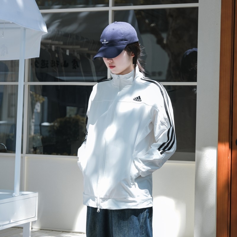 QQ糖同款外套三叶草男女春秋休闲户外运动上衣刺绣情侣款夹克百搭|undefined