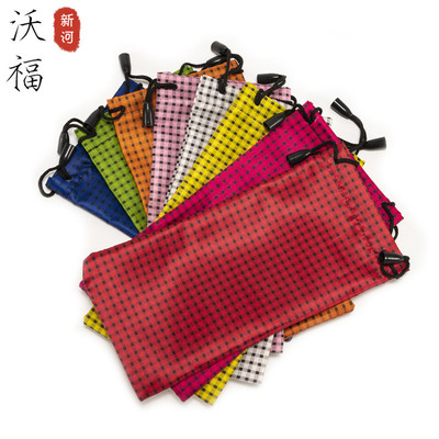 眼镜袋防水印花格子袋子厂眼镜收纳袋太阳镜袋多色收纳袋批发|ru