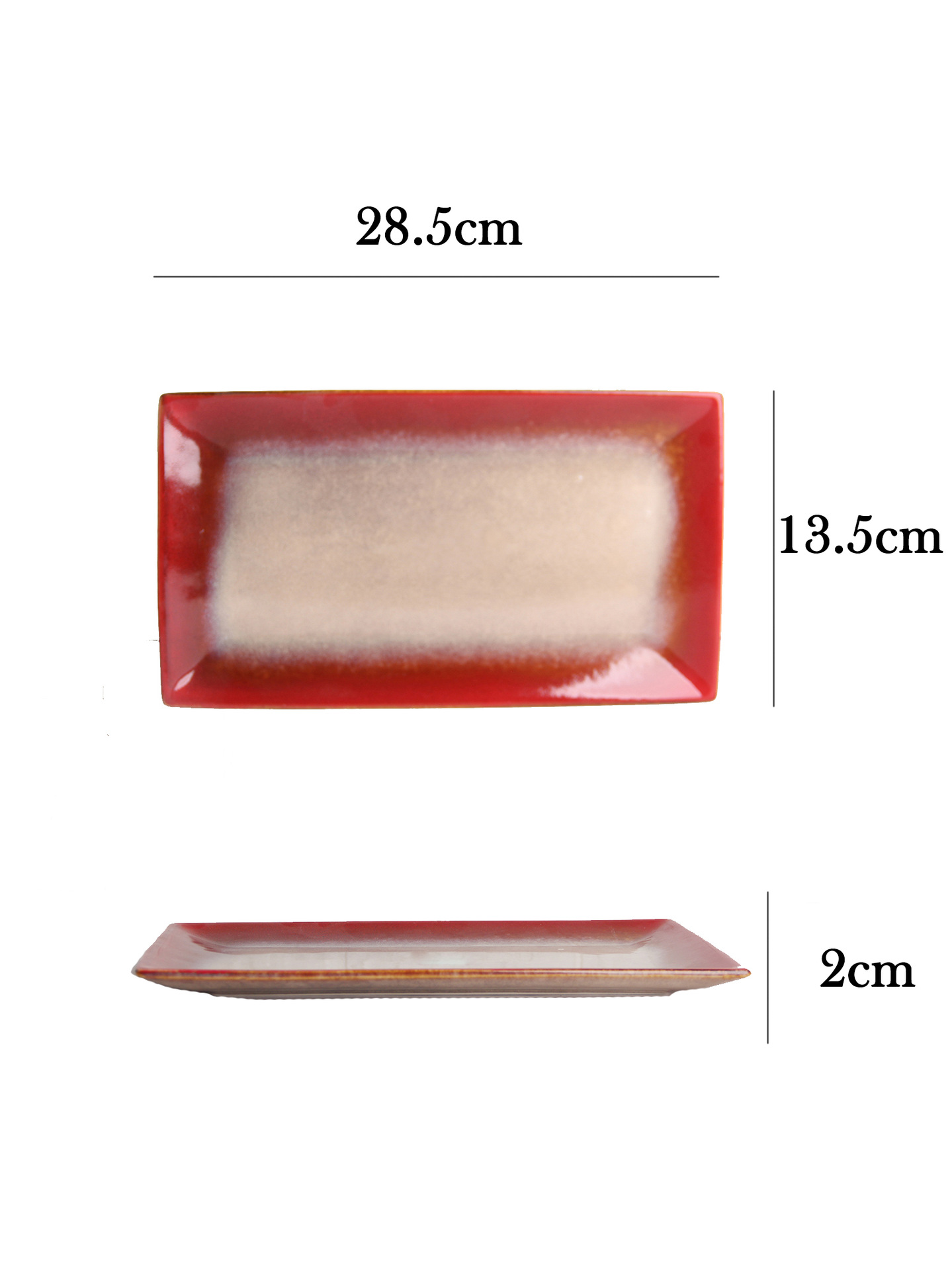 Serie de miel de estilo japonés plato de cerámica para el hogar Hotel plato de fruta personalizado plato de postre plato de carne occidental plato de pescado plato plano