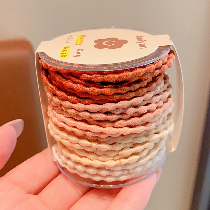 Las muchachas de la banda de goma del lazo del pelo de la banda de goma de los niños no hacen daño a la cuerda del pelo banda de Pelo elástico