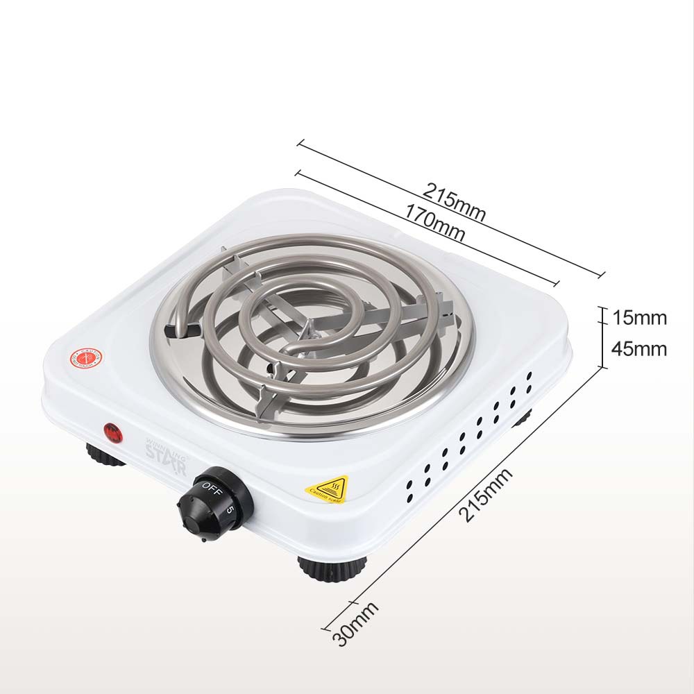 WinningStar Cross-border US 110V hogar 900W temperatura constante protección contra sobrecalentamiento placa de incienso doble mosquito horno de calefacción eléctrica