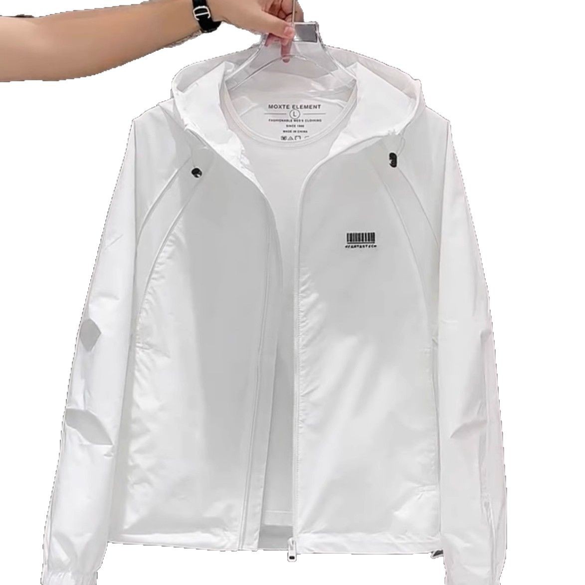 Cool guapo moda todo fósforo hombres casual cuello alto manga larga hermosa chaqueta juvenil suelta primavera y otoño chaqueta delgada hombres