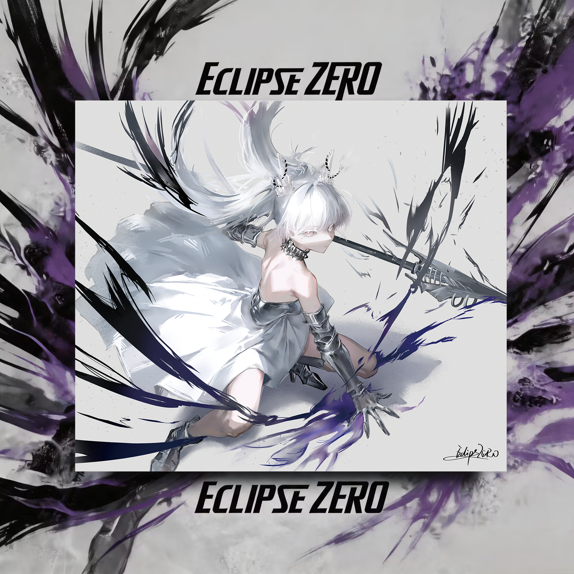 Şüşə Mouse Pad Eclipse ZERO Sunburst