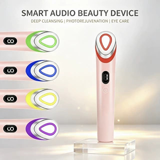 美眼仪眼部按摩仪七色光子震动导入按摩仪家用眼部红蓝彩光音频仪